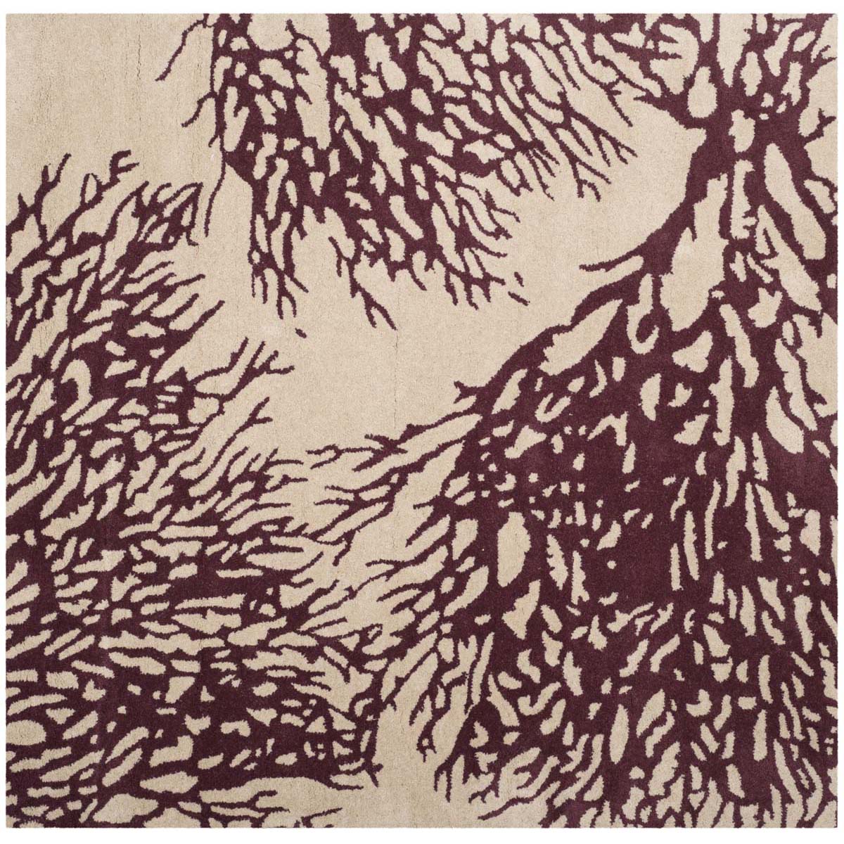 Safavieh Bella 115 Rug, BEL115 - Ivory / Purple