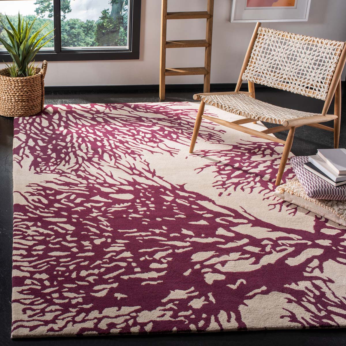 Safavieh Bella 115 Rug, BEL115 - Beige / Purple