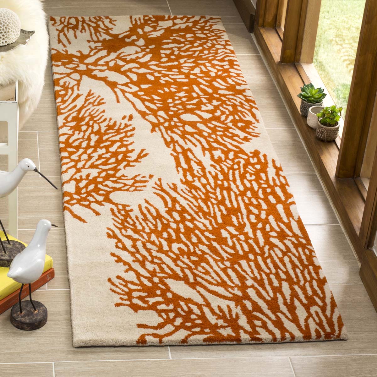 Safavieh Bella 115 Rug, BEL115 - Beige / Terracotta