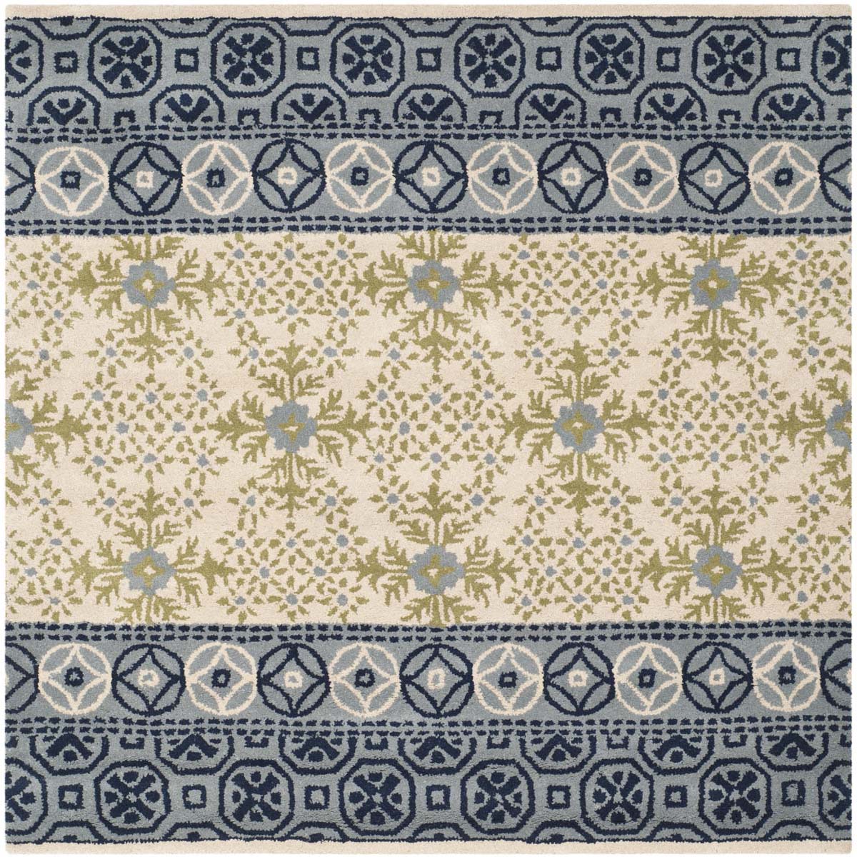 Safavieh Bella 119 Rug, BEL119 - Ivory / Blue