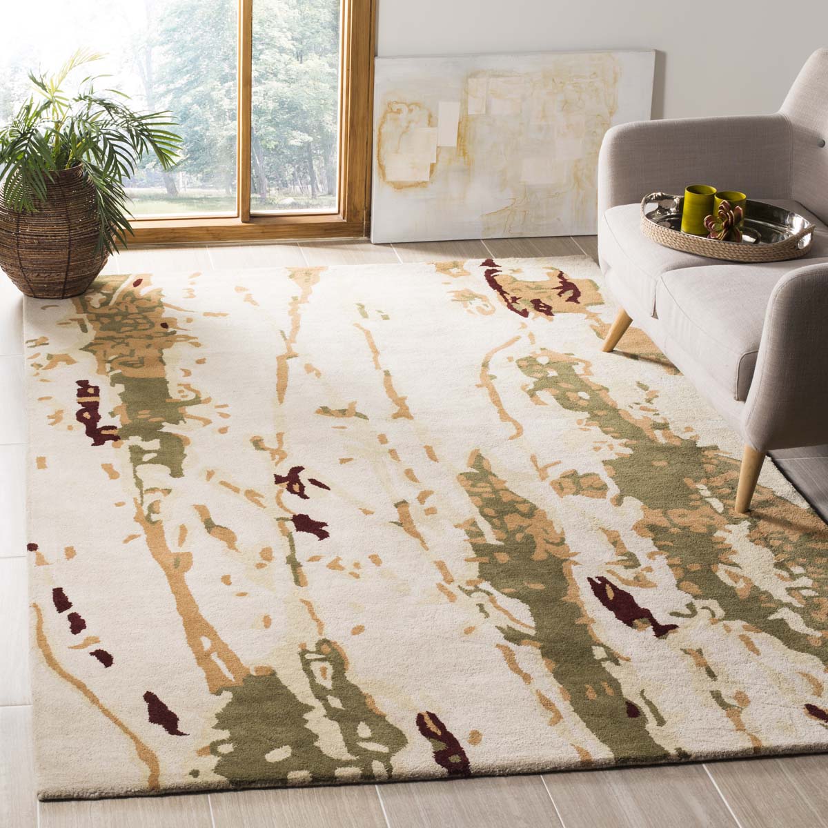 Safavieh Bella 120 Rug, BEL120 - Beige / Green