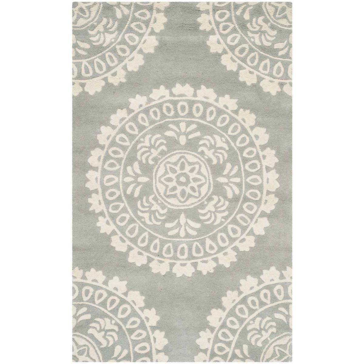 Safavieh Bella 122 Rug, BEL122 - Grey / Ivory