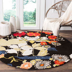 Safavieh Bella 124 Rug, BEL124 - Black / Multi
