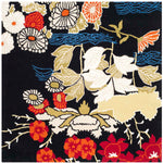 Safavieh Bella 124 Rug, BEL124 - Black / Multi