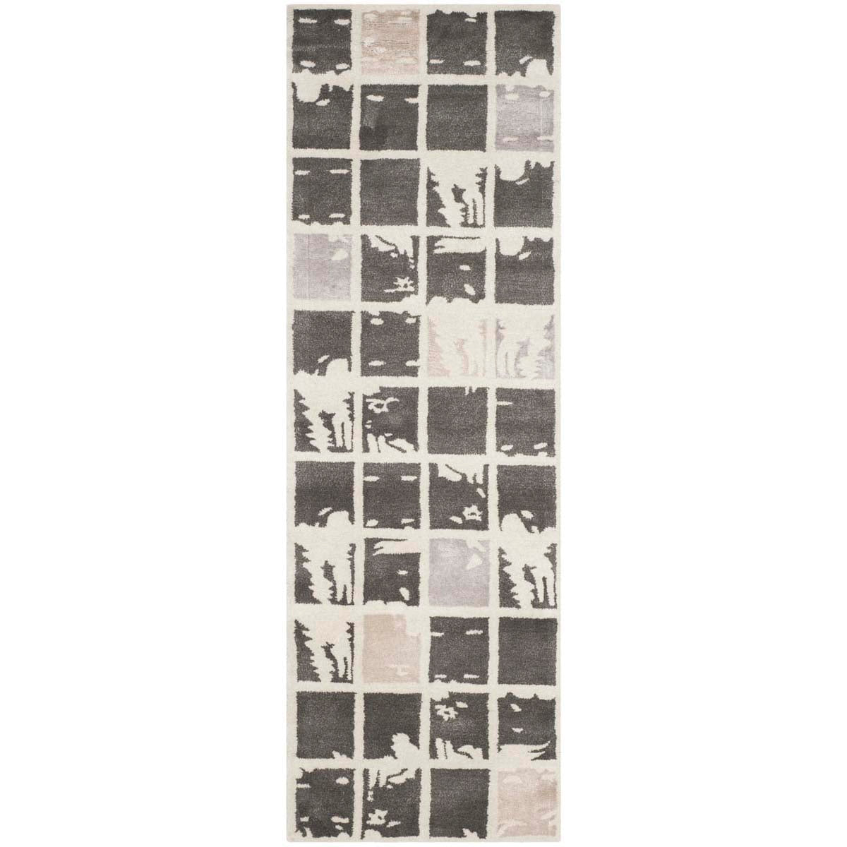 Safavieh Bella 130 Rug, BEL130 - Dark Grey / Ivory