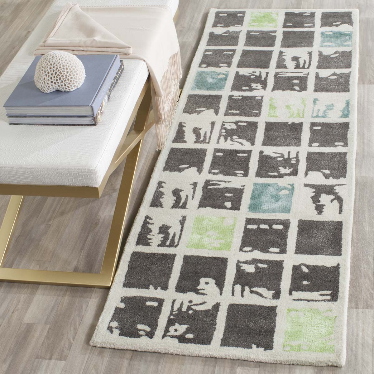 Safavieh Bella 130 Rug, BEL130 - Grey / Ivory