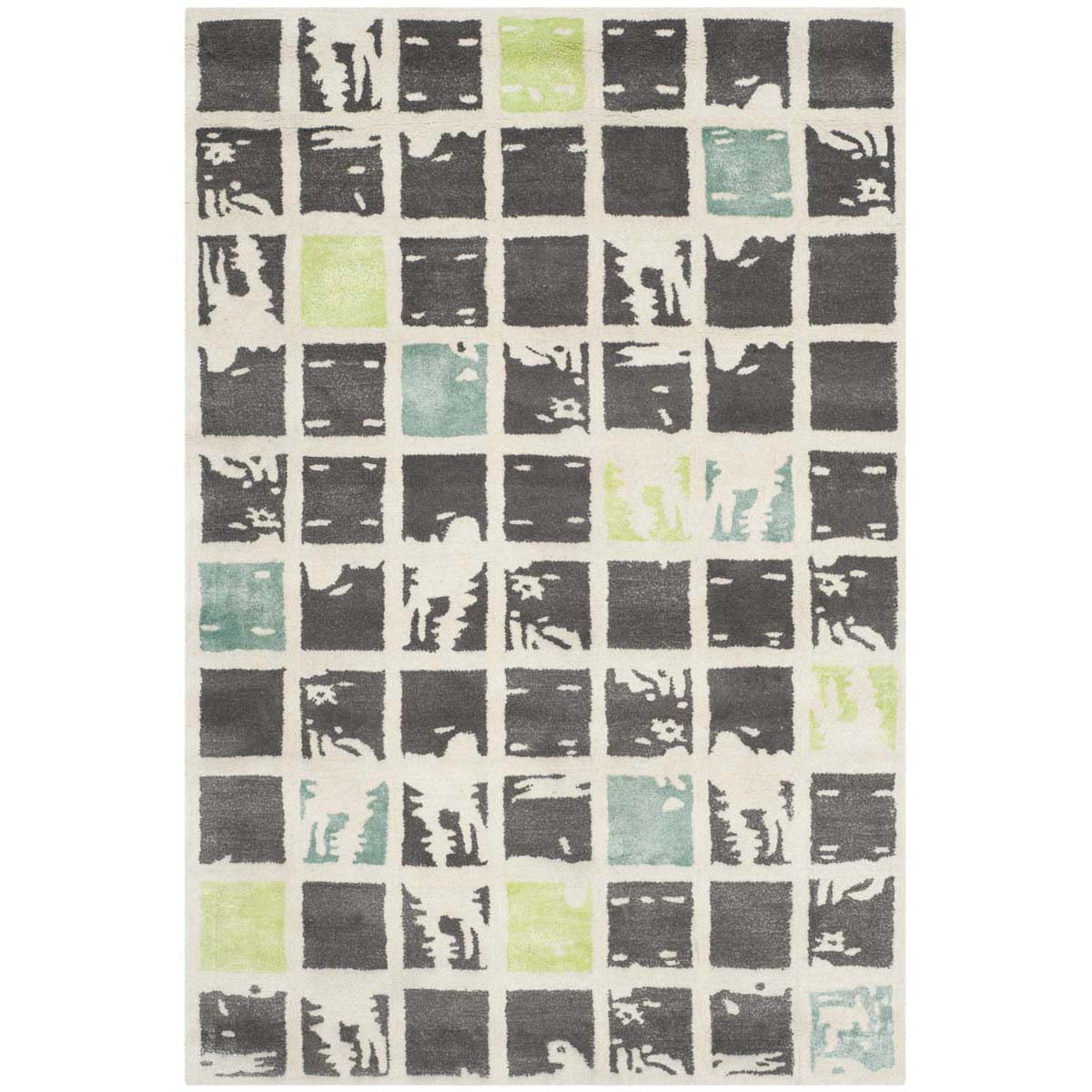 Safavieh Bella 130 Rug, BEL130 - Grey / Ivory