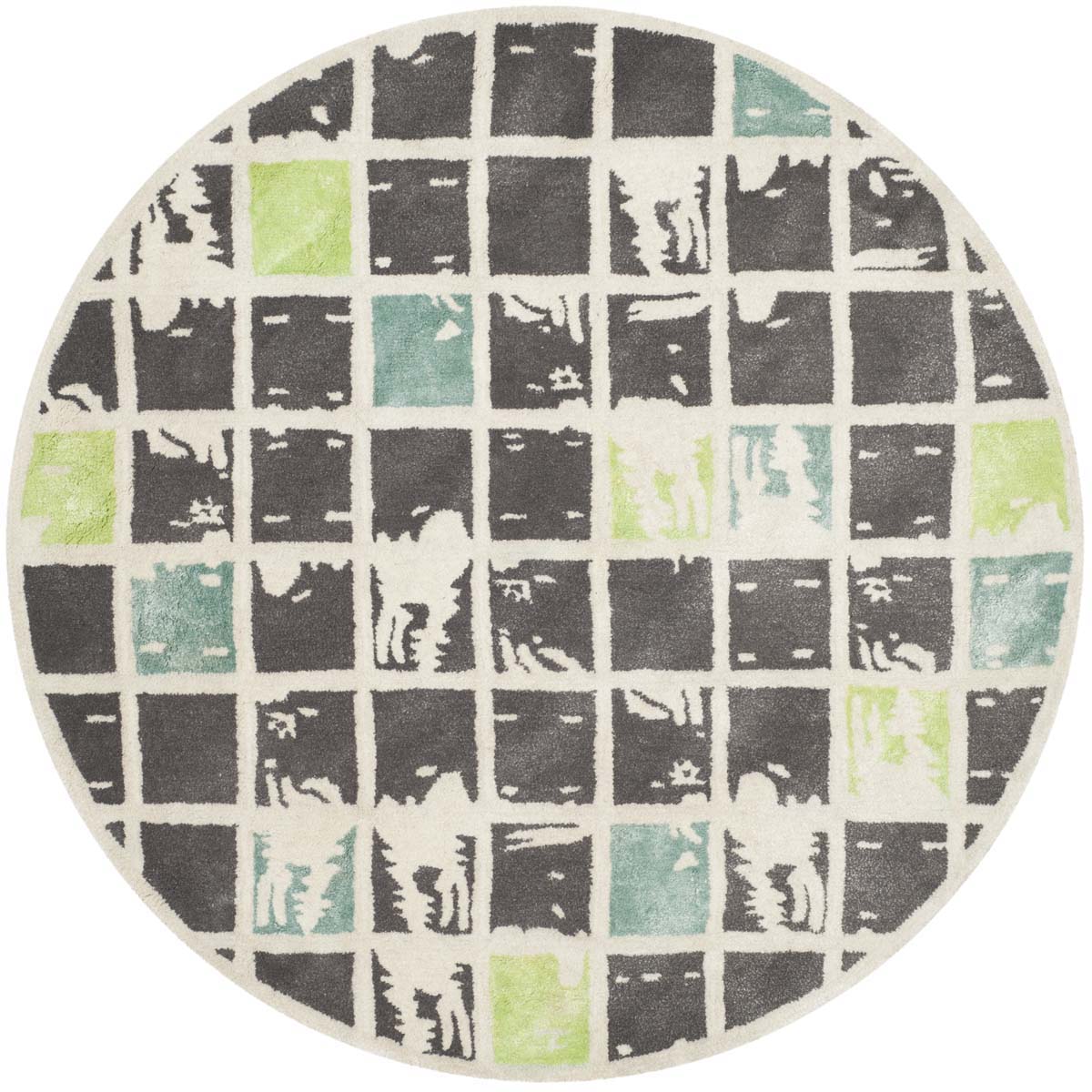 Safavieh Bella 130 Rug, BEL130 - Grey / Ivory