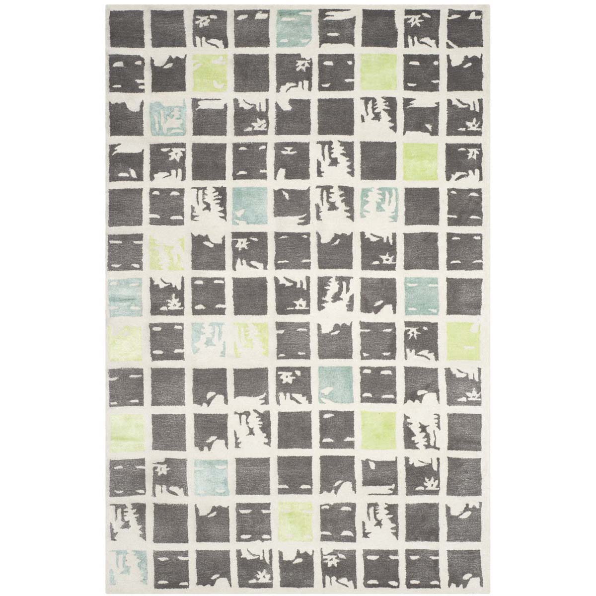 Safavieh Bella 130 Rug, BEL130 - Grey / Ivory