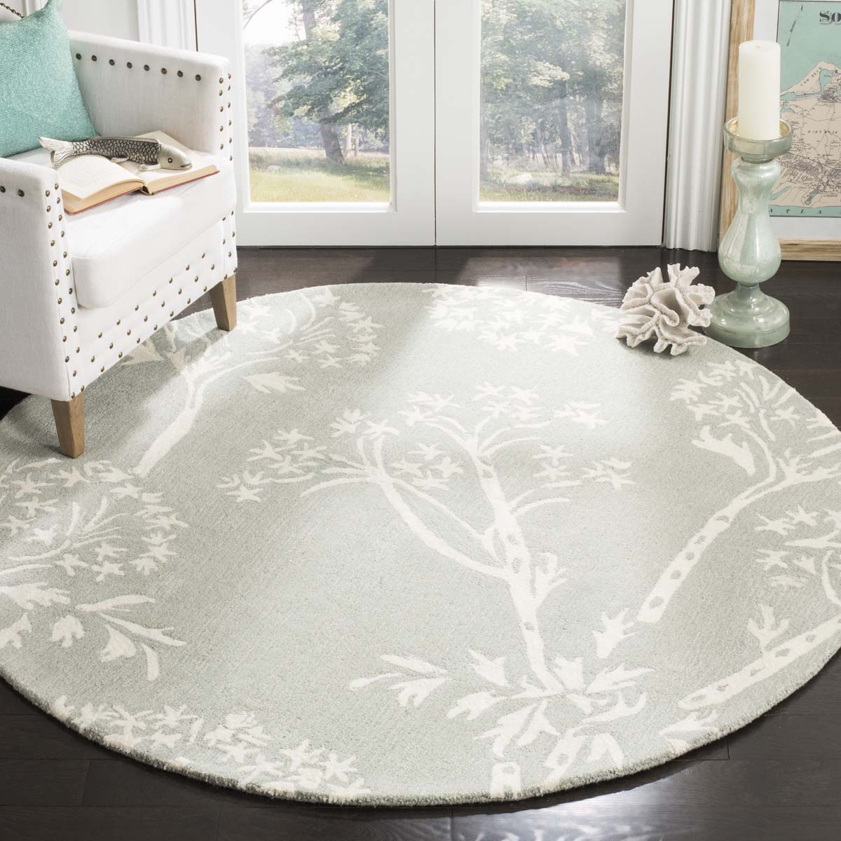 Safavieh Bella 131 Rug, BEL131 - Slate / Ivory