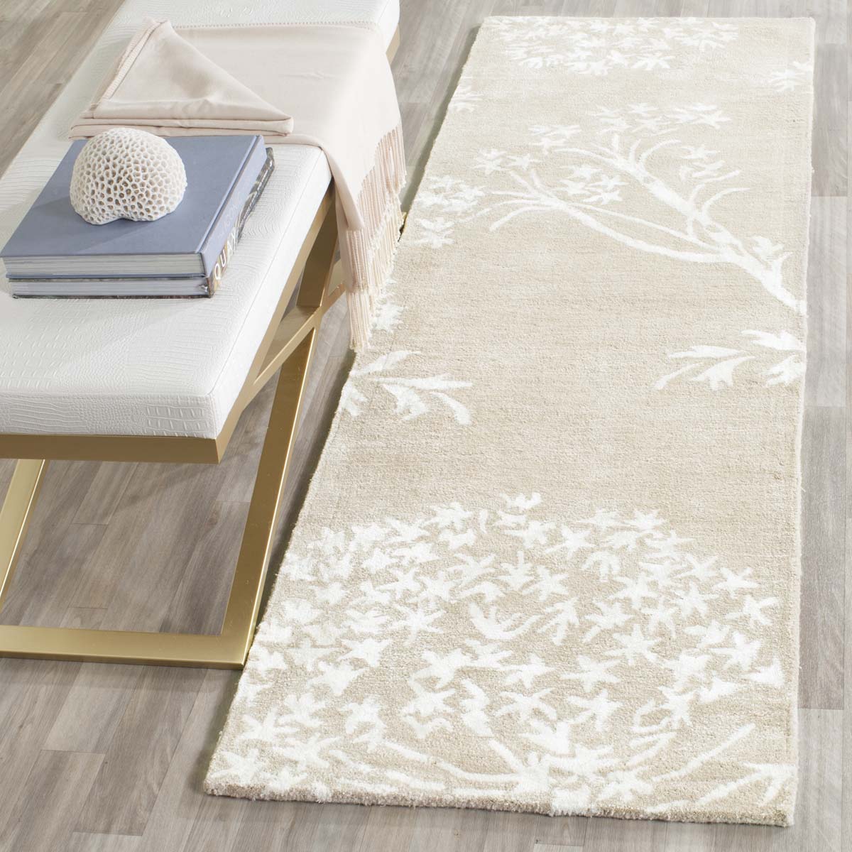 Safavieh Bella 131 Rug, BEL131 - Sand / Ivory