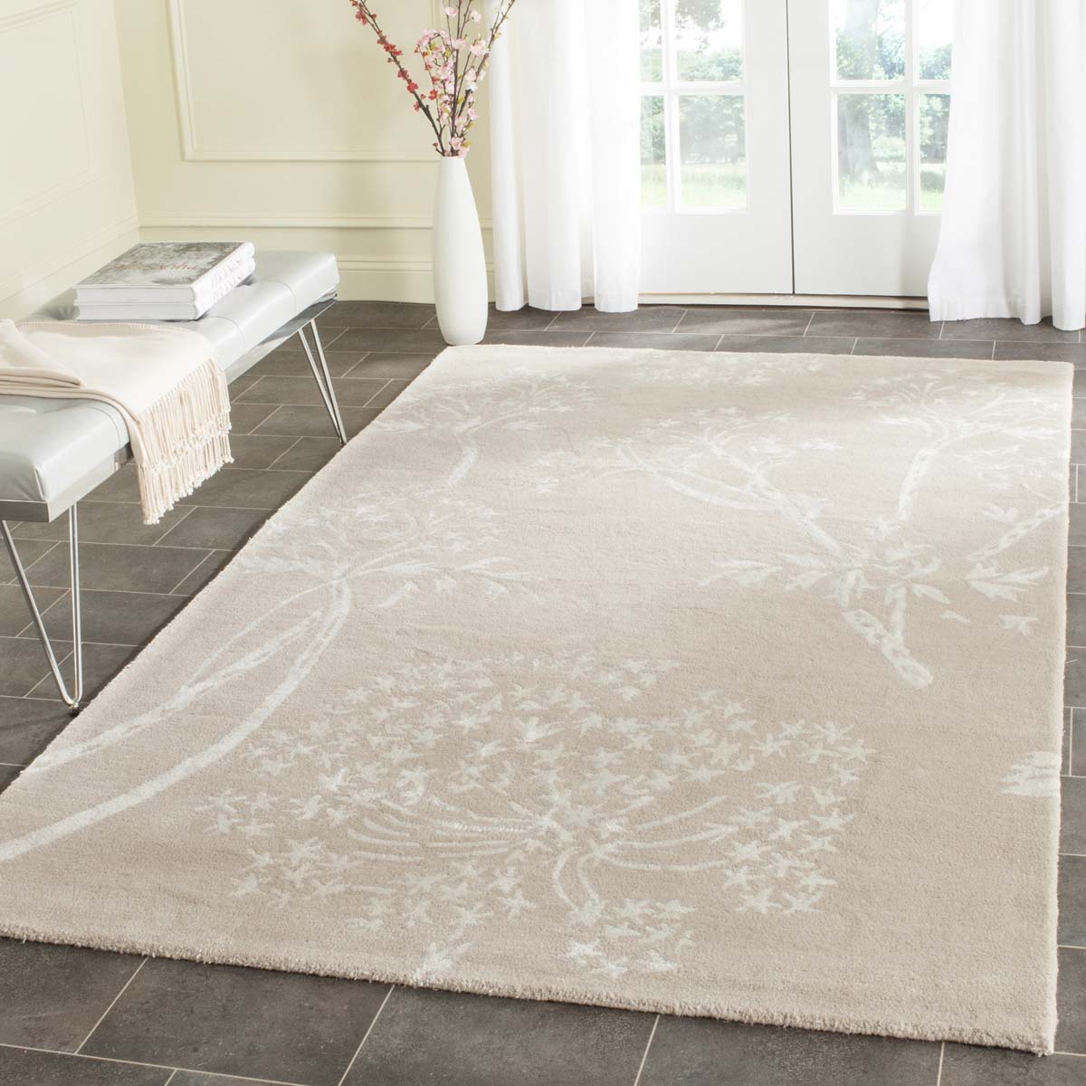 Safavieh Bella 131 Rug, BEL131 - Sand / Ivory