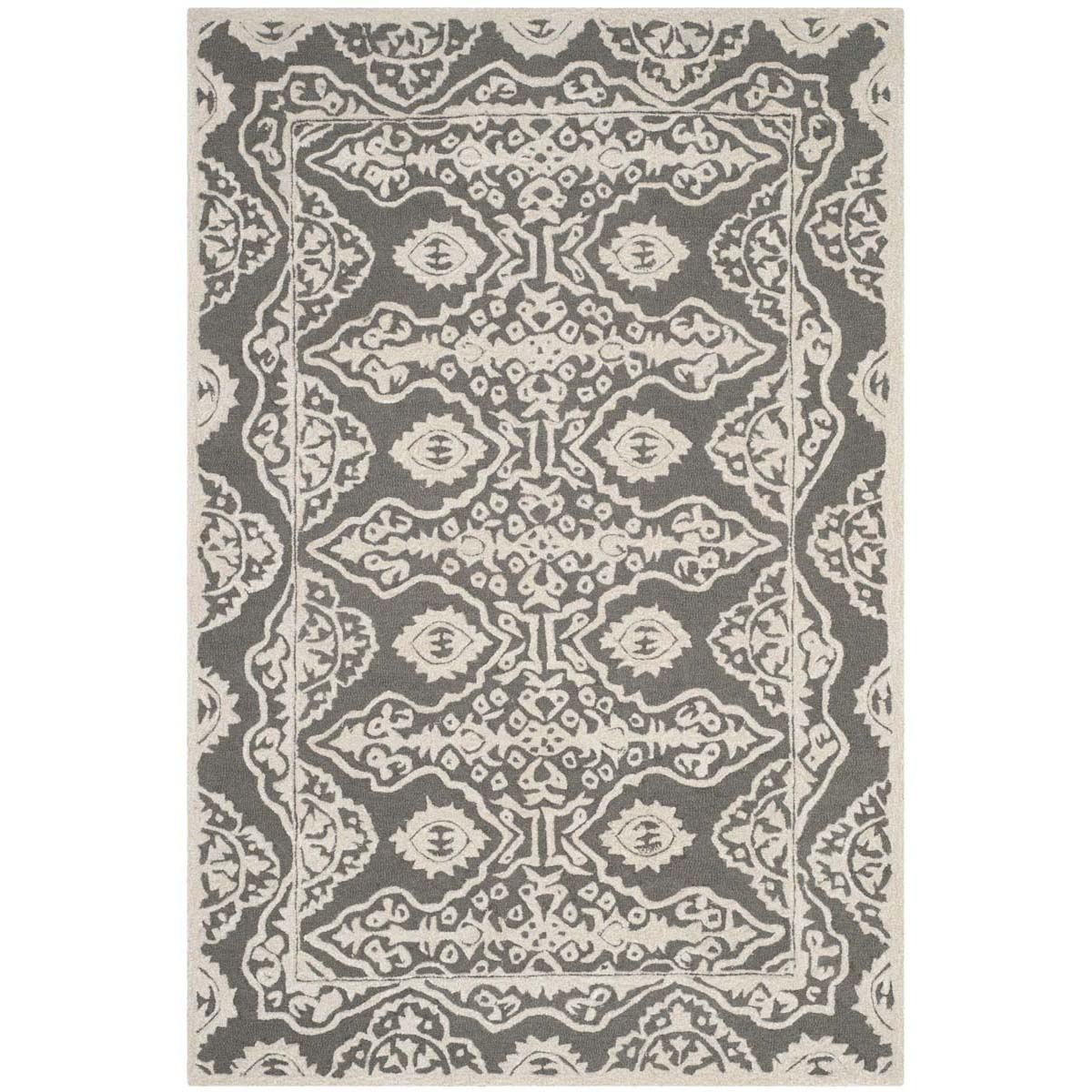 Safavieh Bella 134 Rug, BEL134 - Dark Grey / Ivory