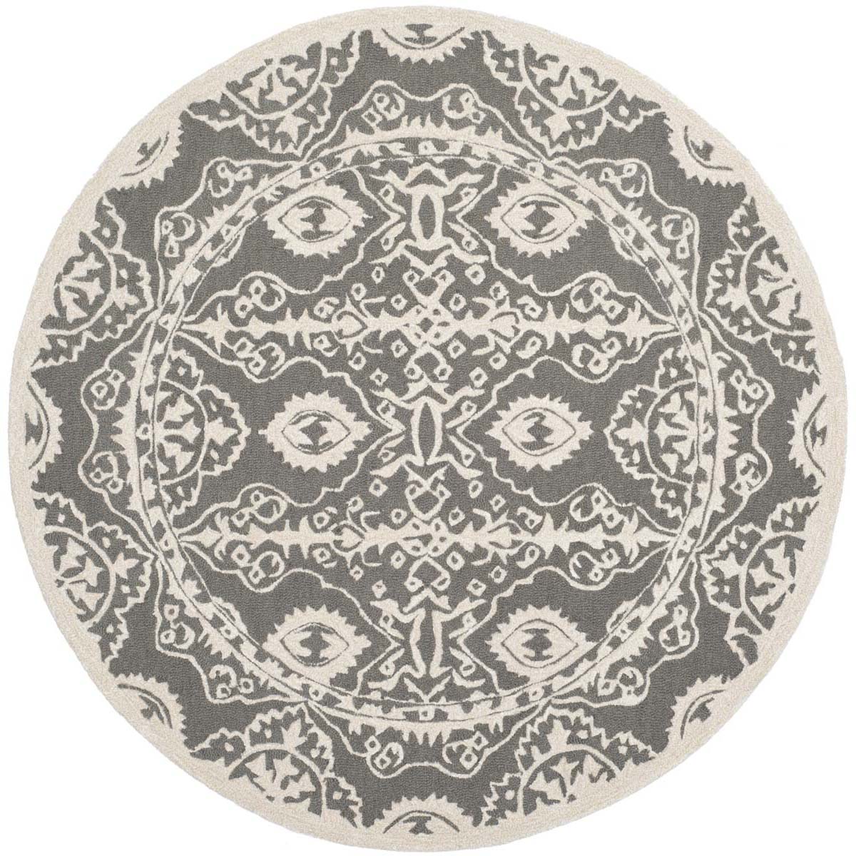 Safavieh Bella 134 Rug, BEL134 - Dark Grey / Ivory