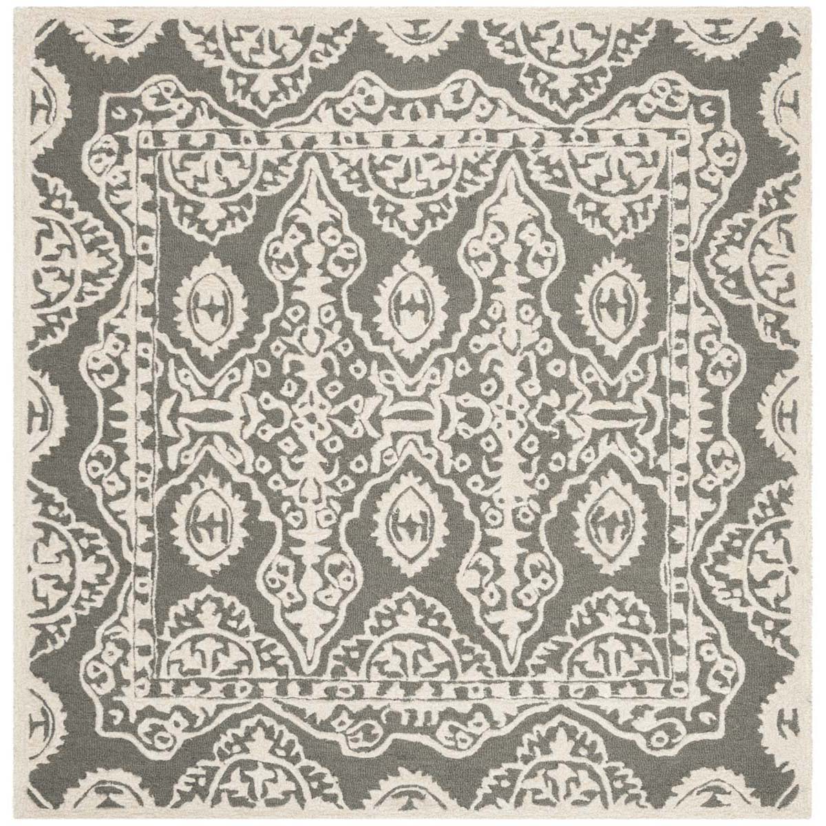 Safavieh Bella 134 Rug, BEL134 - Dark Grey / Ivory