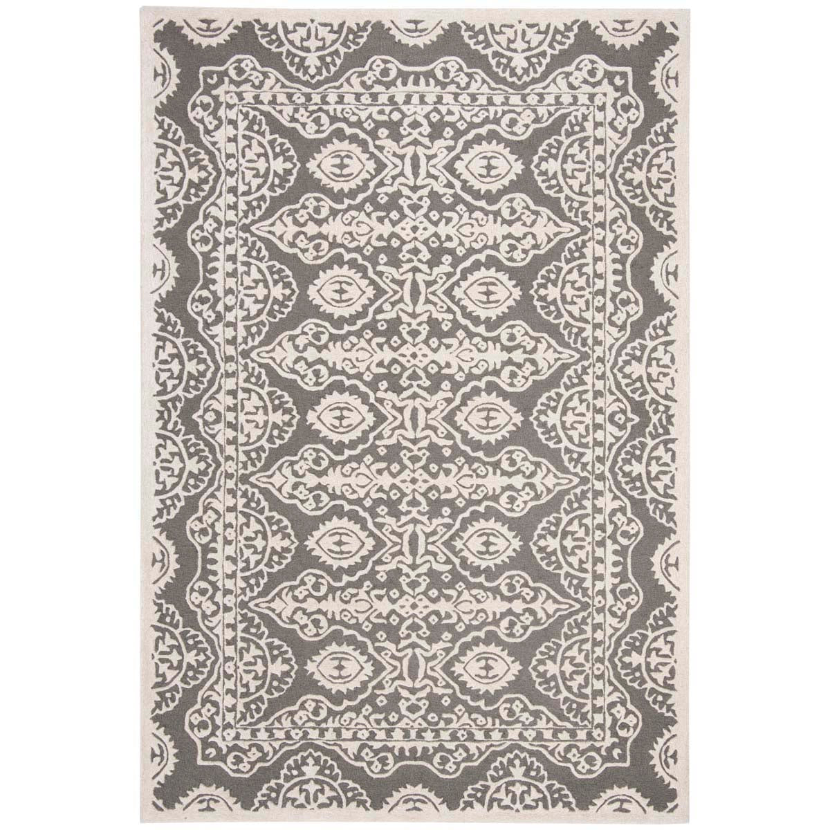 Safavieh Bella 134 Rug, BEL134 - Dark Grey / Ivory