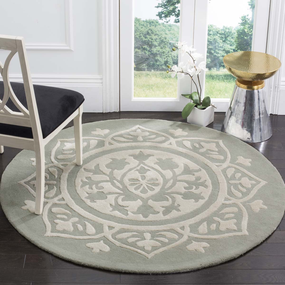 Safavieh Bella 136 Rug, BEL136 - Grey / Ivory