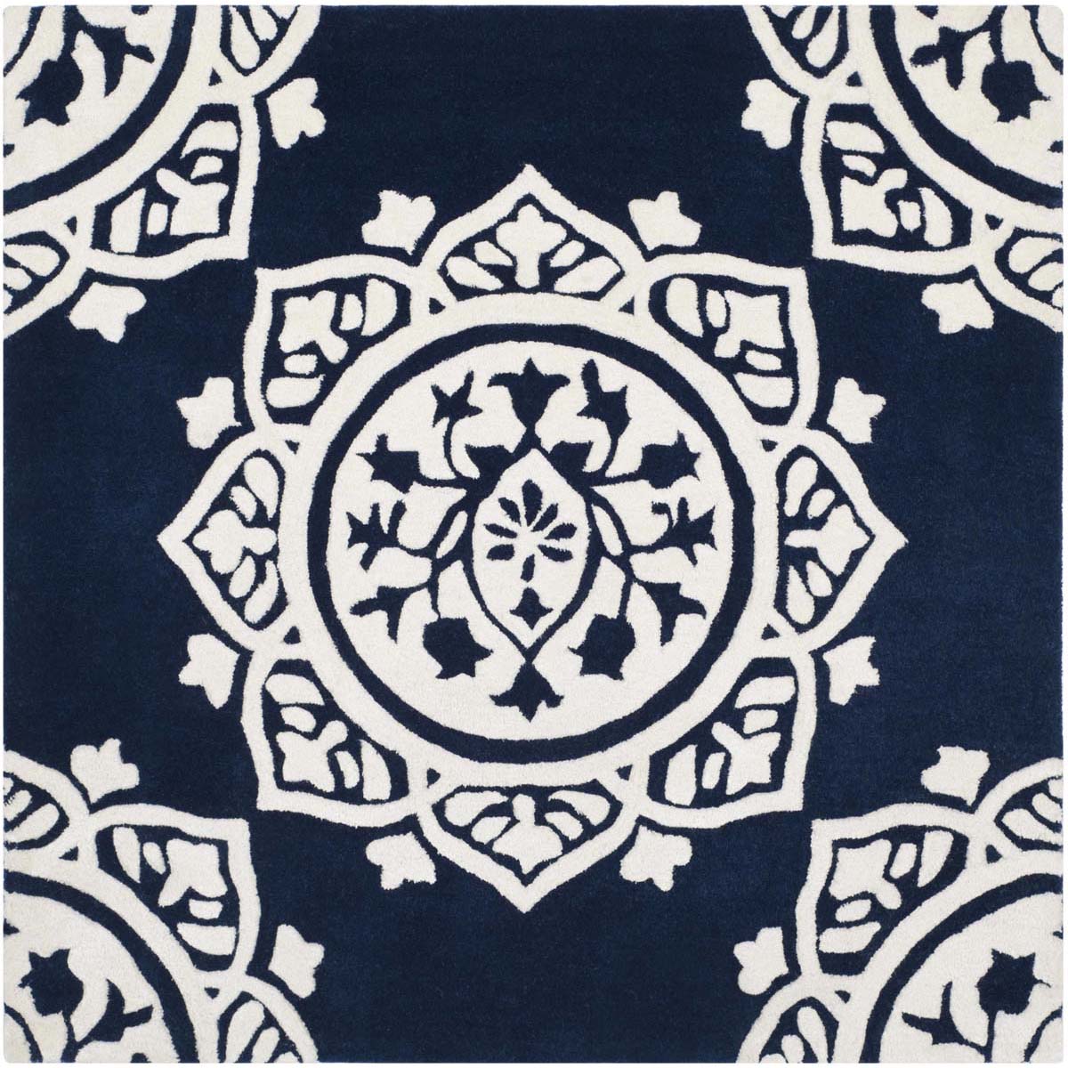 Safavieh Bella 136 Rug, BEL136 - Navy / Ivory