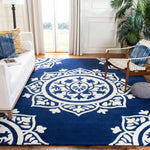 Safavieh Bella 136 Rug, BEL136 - Navy / Ivory