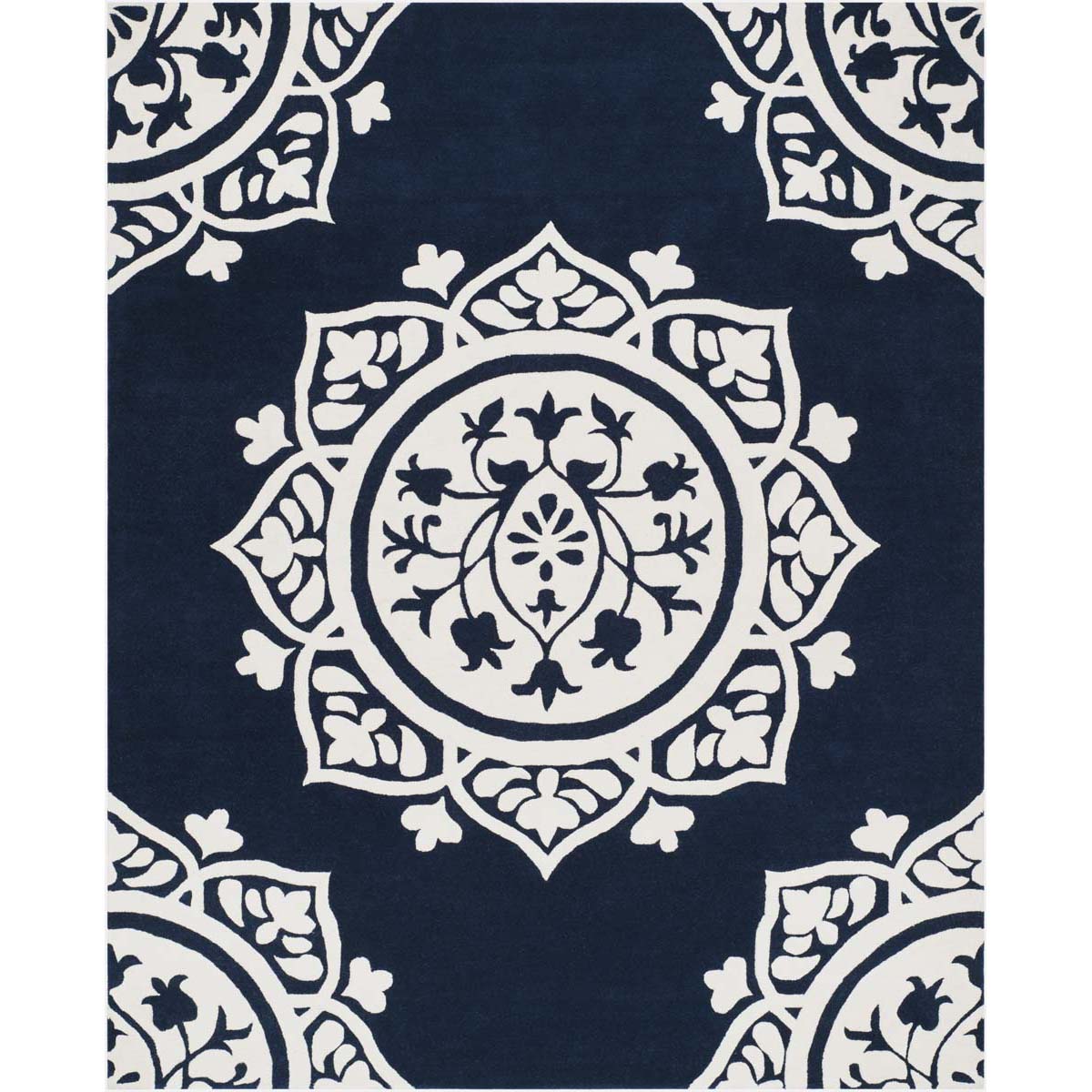 Safavieh Bella 136 Rug, BEL136 - Navy / Ivory