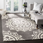 Safavieh Bella 136 Rug, BEL136 - Dark Grey / Ivory
