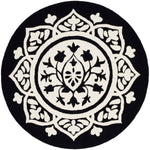 Safavieh Bella 136 Rug, BEL136 - Black / Ivory