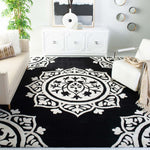 Safavieh Bella 136 Rug, BEL136 - Black / Ivory