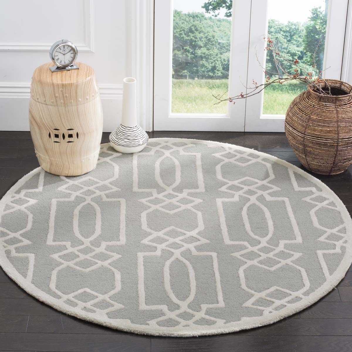 Safavieh Bella 138 Rug, BEL138 - Grey / Ivory