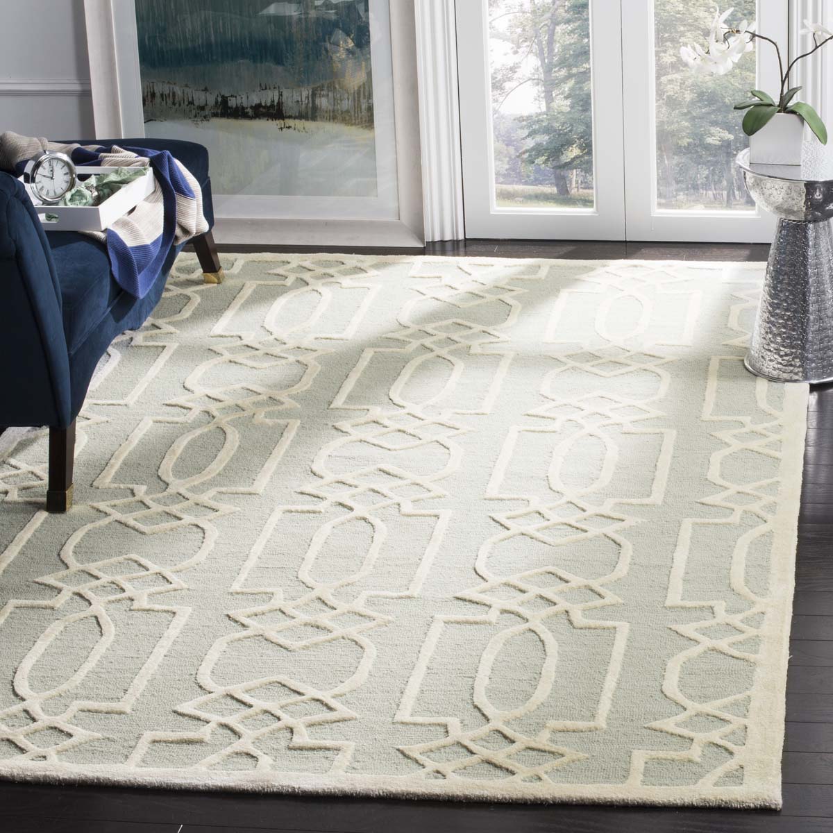 Safavieh Bella 138 Rug, BEL138 - Grey / Ivory