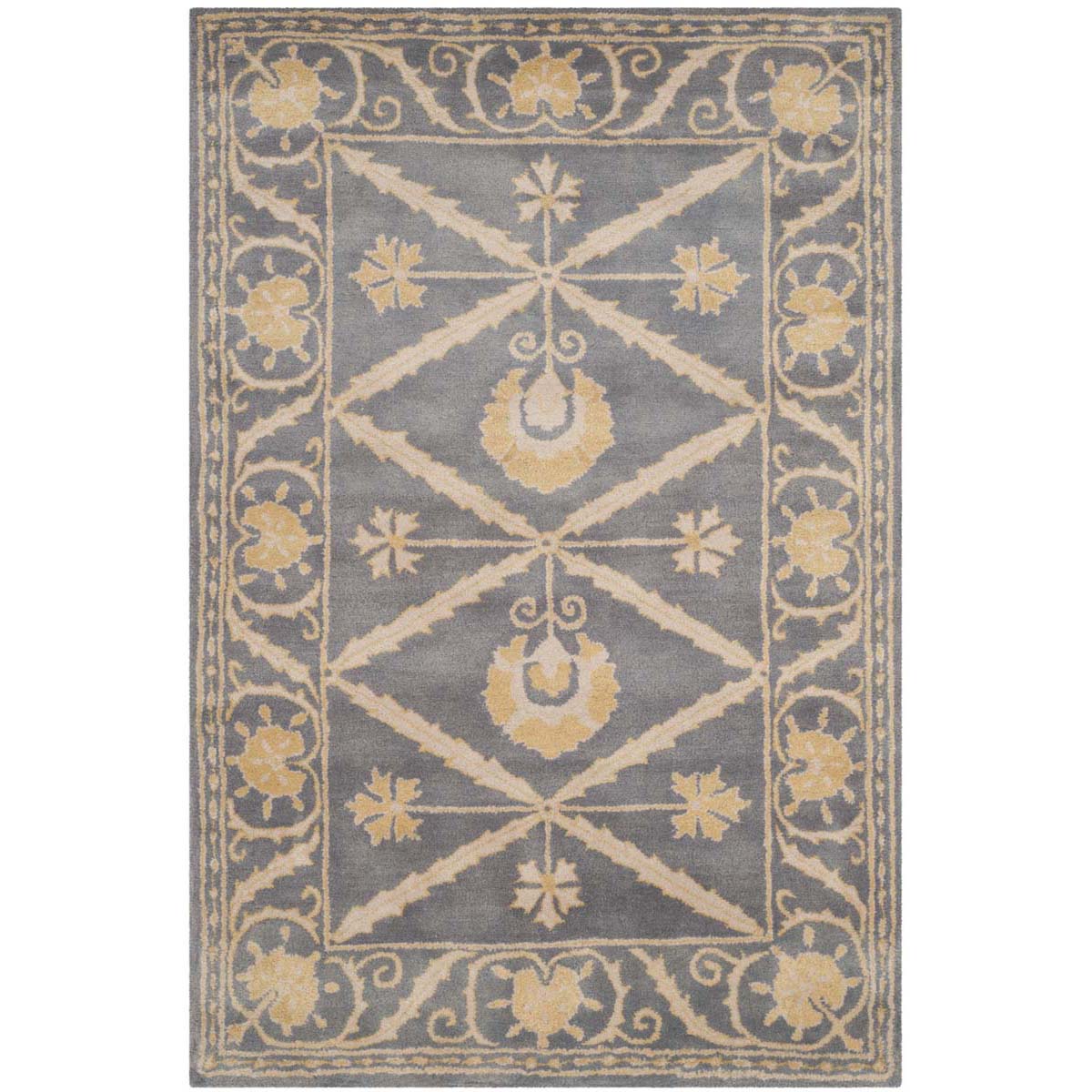 Safavieh Bella 152 Rug, BEL152 - Blue / Gold