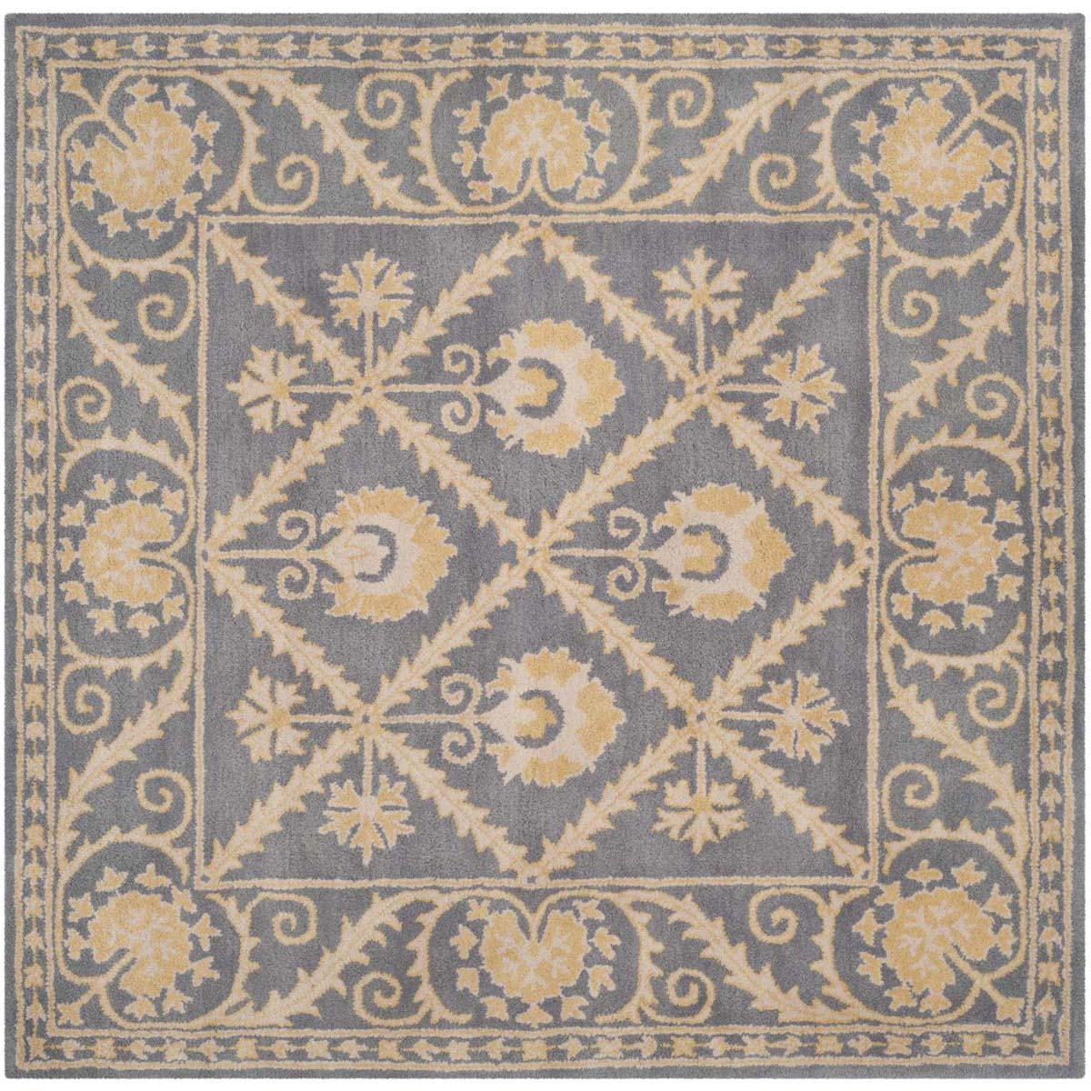 Safavieh Bella 152 Rug, BEL152 - Blue / Gold