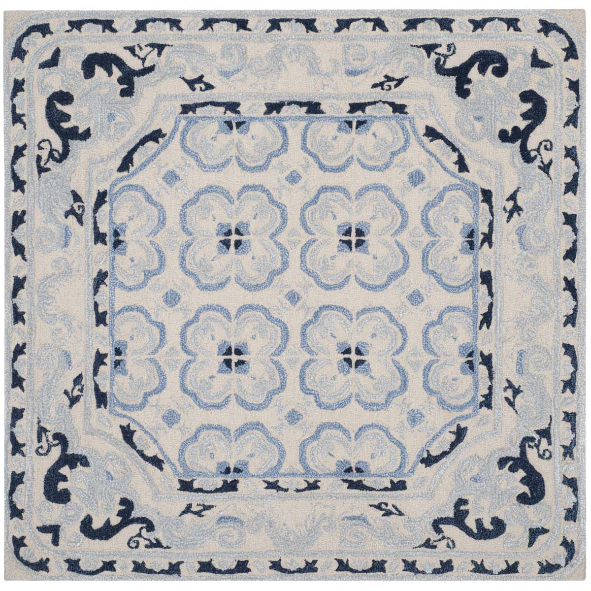 Safavieh Bella 154 Rug, BEL154 - Ivory / Blue