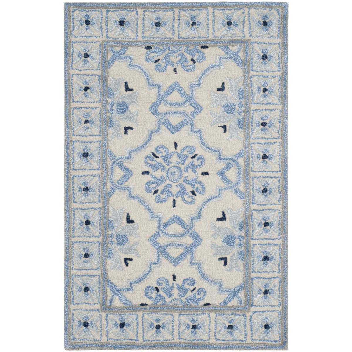 Safavieh Bella 155 Rug, BEL155 - Ivory / Blue