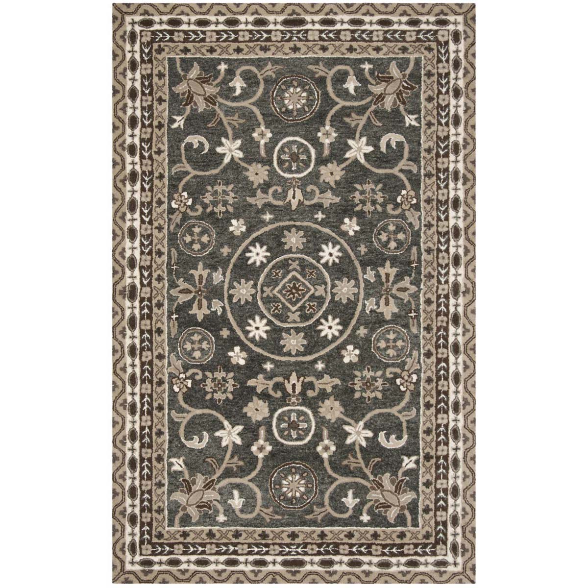 Safavieh Bella 674 Rug, BEL674 - Grey / Taupe