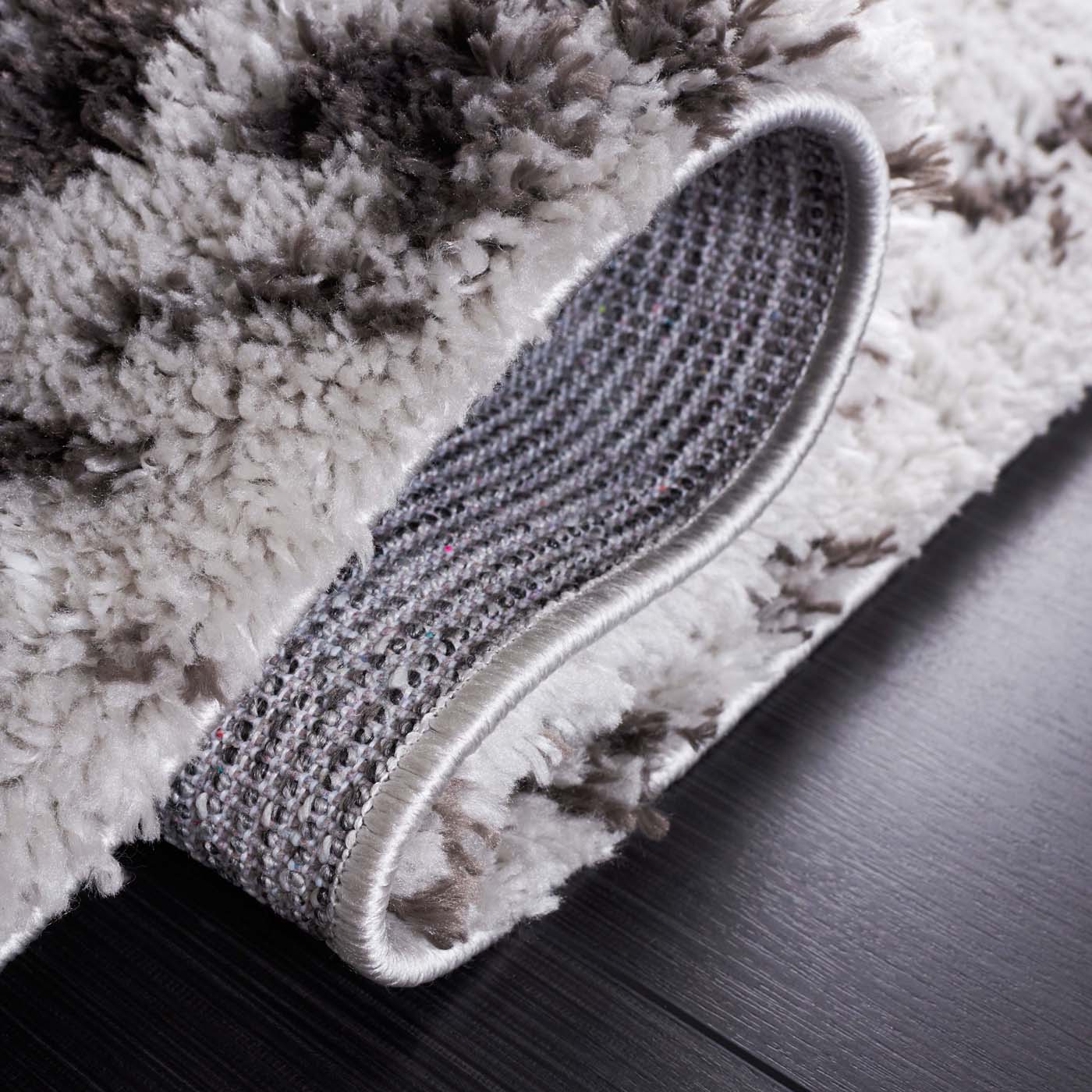 Safavieh Berber Shag 543 Rug, BER543 - GREY / DARK GREY