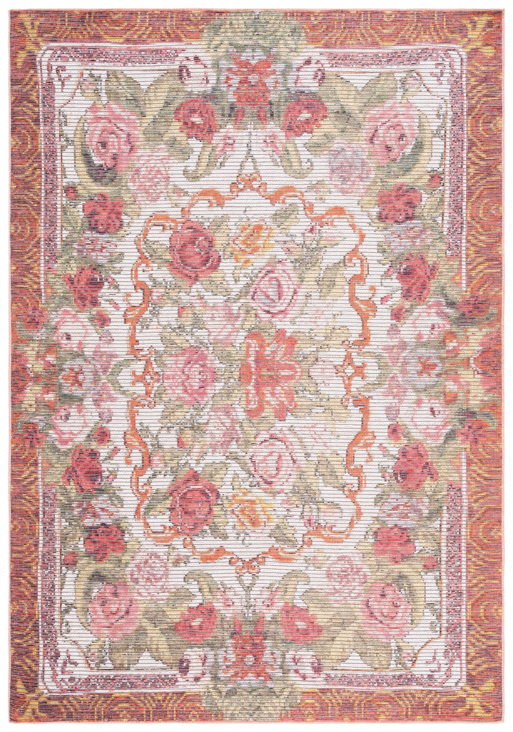 Safavieh Besarabian 220 Rug, BES220 - Ivory / Sage Rust
