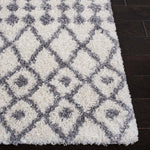 Safavieh Berber Fringe Shag 540 Rug, BFG540 - Cream / Dark Grey