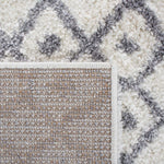Safavieh Berber Fringe Shag 540 Rug, BFG540 - Cream / Dark Grey