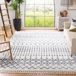 Safavieh Berber Fringe Shag 540 Rug, BFG540 - Cream / Dark Grey