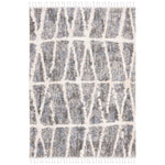 Safavieh Berber Fringe Shag 605 Rug, BFG605 - Grey / Cream