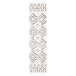 Safavieh Berber Fringe Shag 611 Rug, BFG611 - Cream / Grey