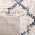 Safavieh Berber Fringe Shag 627 Rug, BFG627 - Cream / Grey