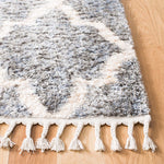 Safavieh Berber Fringe Shag 627 Rug, BFG627 - Grey / Cream