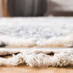 Safavieh Berber Fringe Shag 627 Rug, BFG627 - Grey / Cream