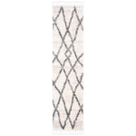 Safavieh Berber Fringe Shag 628 Rug, BFG628 - Creme / Black