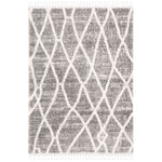 Safavieh Berber Fringe Shag 628 Rug, BFG628 - Grey / Cream