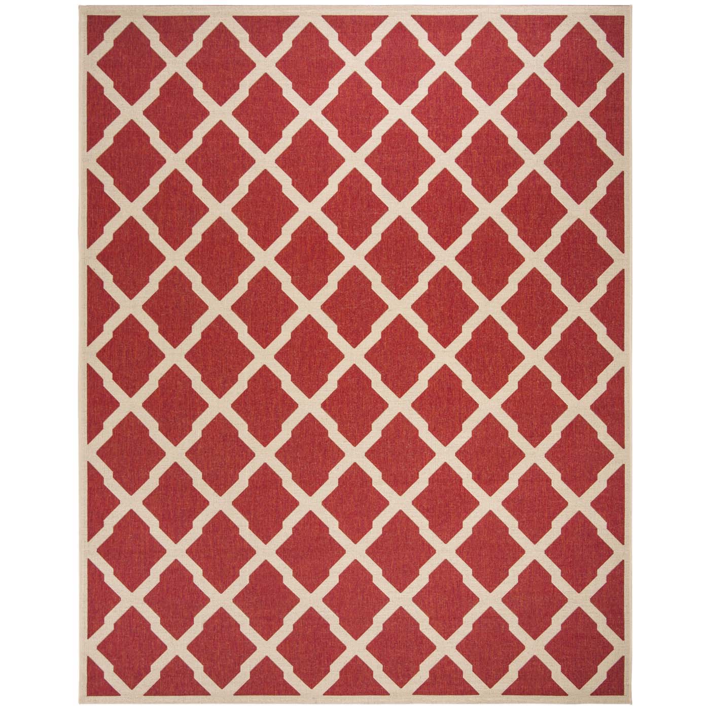 Safavieh Beach House 122 Rug, BHS122 - Red / Creme