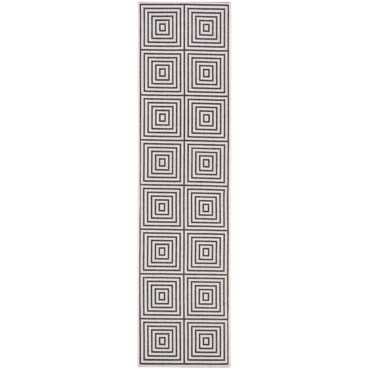 Safavieh Beach House 123 Rug, BHS123 - Light Grey / Charcoal