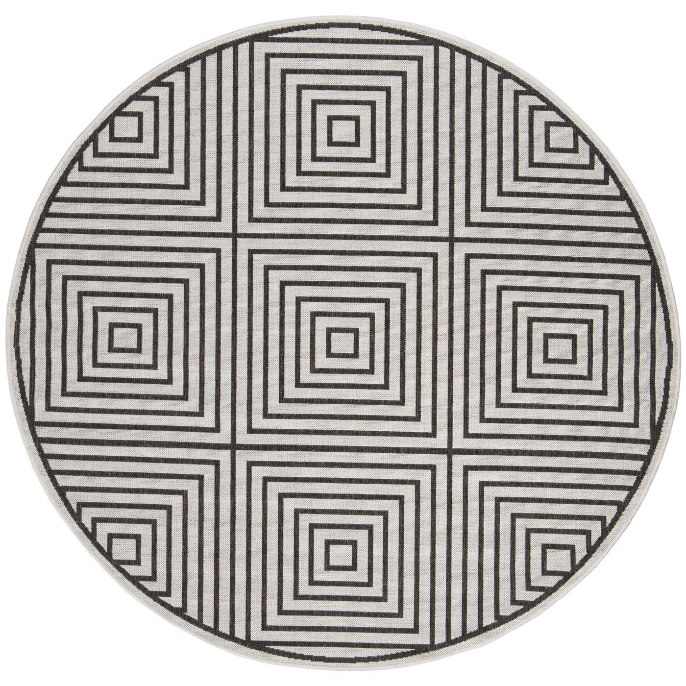 Safavieh Beach House 123 Rug, BHS123 - Light Grey / Charcoal