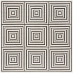 Safavieh Beach House 123 Rug, BHS123 - Light Grey / Charcoal